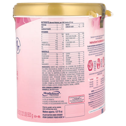 Enfamil, A.R.™, Infant Formula, Milk-Based Powder With Iron, 0-12 Months, 19.5 oz (553 g)