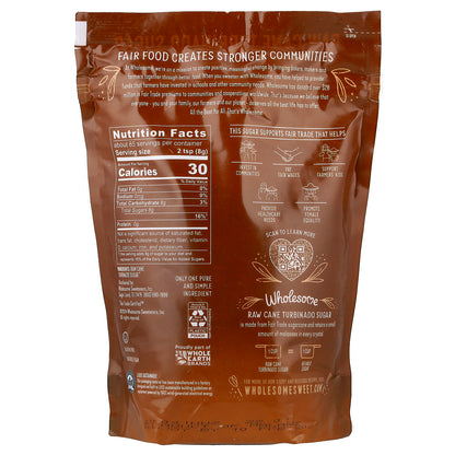Wholesome Sweeteners, Raw Cane Turbinado Sugar, 24 oz (680 g)