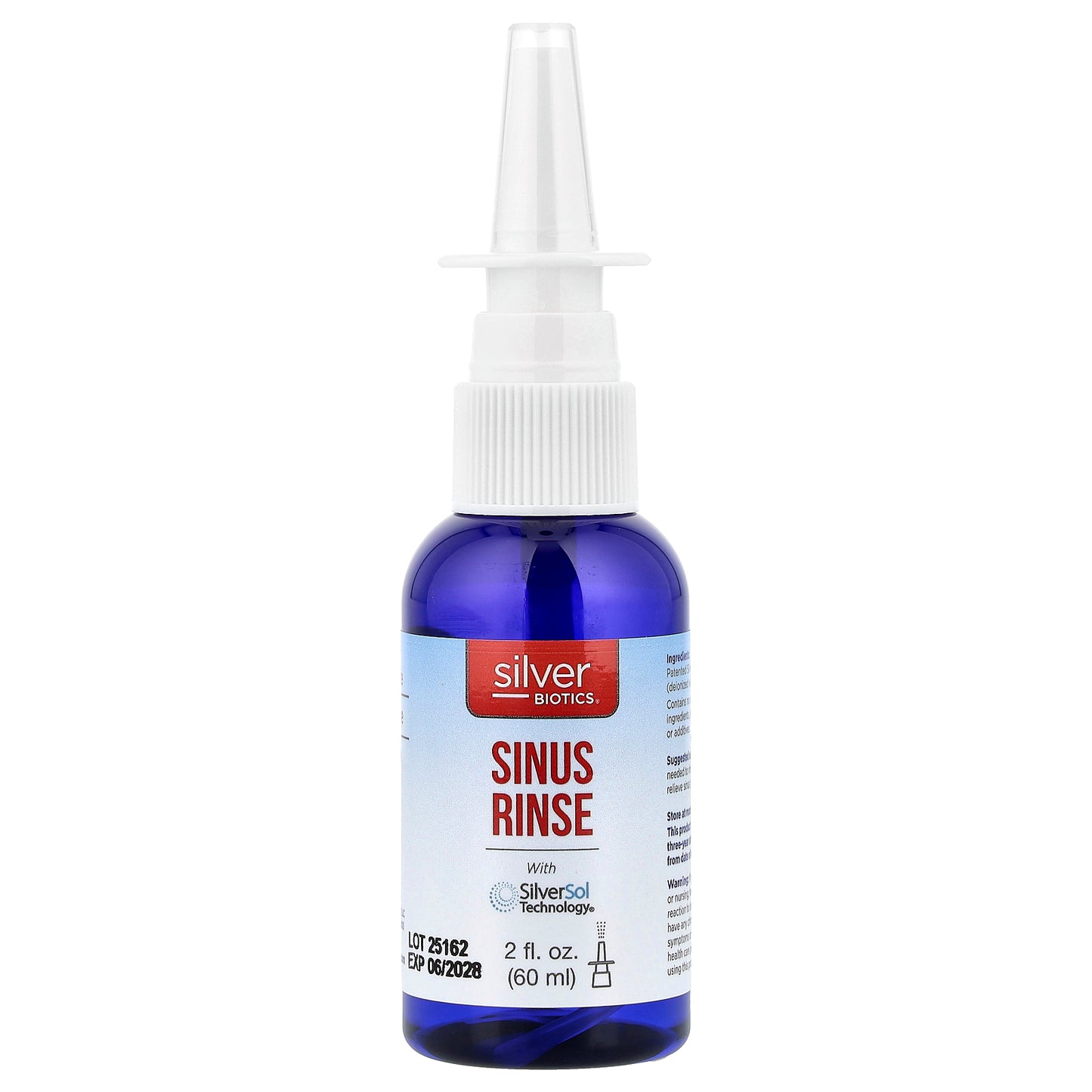 American Biotech Labs, Silver Biotics®, Sinus Rinse With SilverSol Technology®, 2 fl oz (60 ml)