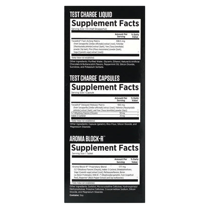 EFX Sports, Test Charge, Testosterone Support Kit, 1 Kit