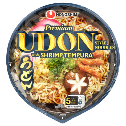 Nongshim, Premium Udon Style Noodles with Shrimp Tempura , 4.02 oz (114 g)