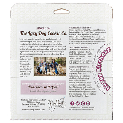 Lazy Dog Cookie, Pup-Pie®, Treat For Dogs, Happy Birthday For A Special Dog, 5 oz (142 g)