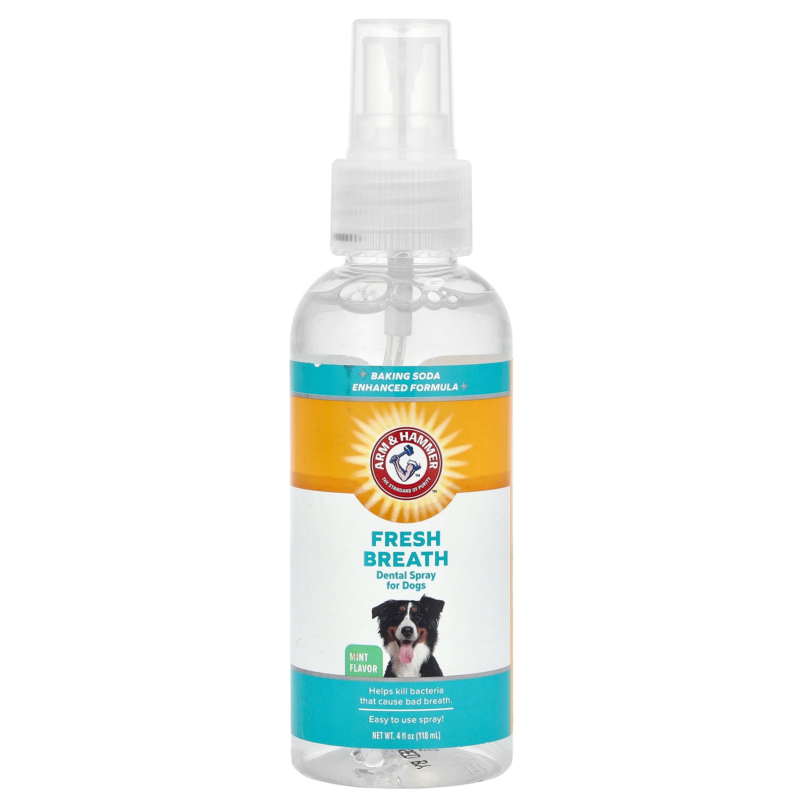 Arm & Hammer, Fresh Breath, Dental Spray For Dogs, Mint, 4 fl oz (118 ml)