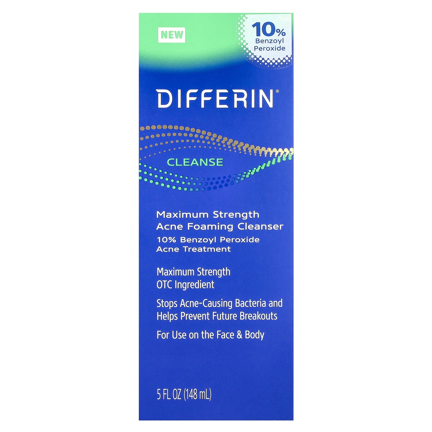 Cetaphil, Differin®, Maximum Strength Acne Foaming Cleanser, 5 fl oz (148 ml)