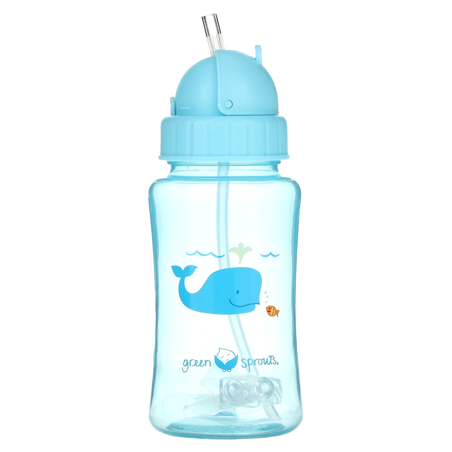 Green Sprouts, Straw Bottle, 9+ Months, Aqua, 10 oz (300 ml)