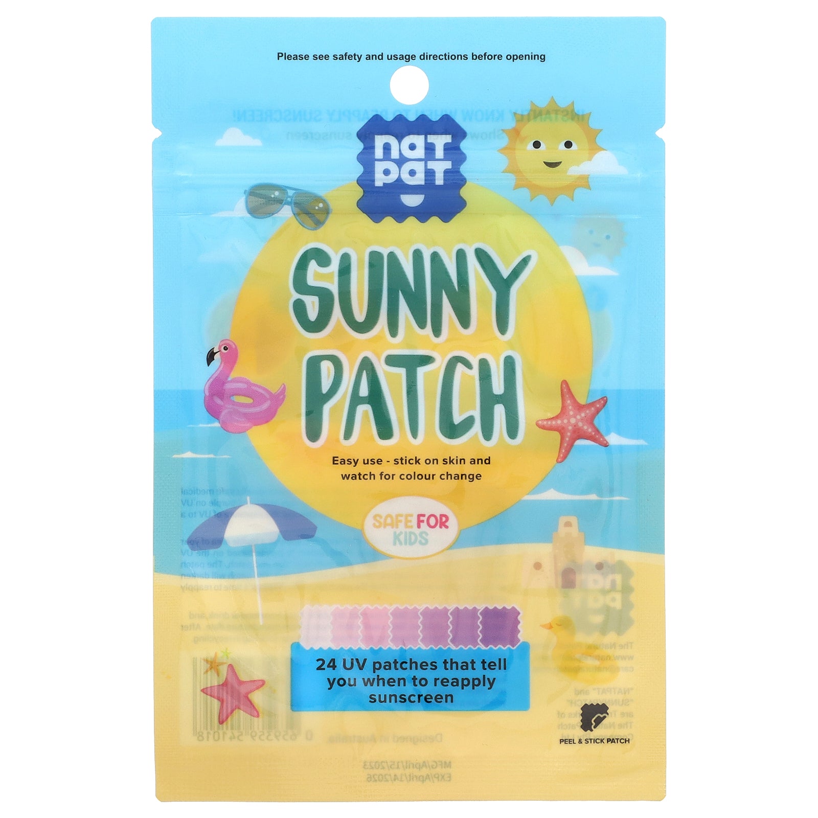 NATPAT, Sunny Patch , 24 UV Patches