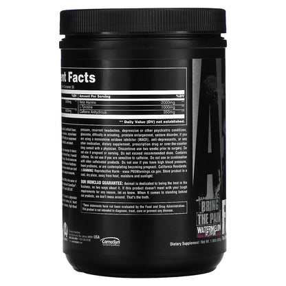 Animal, Fury®, Essentials, Pre Workout, Watermelon, 1.08 lb (492 g)