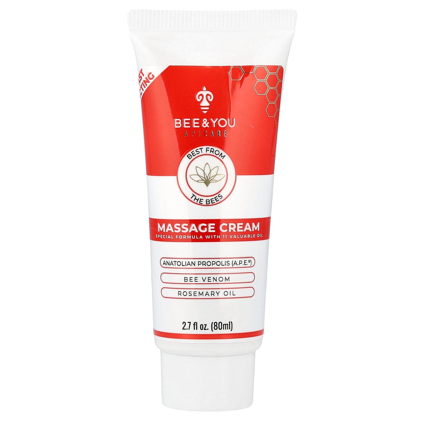 Bee & You, Massage Cream, 2.7 fl oz (80 ml)