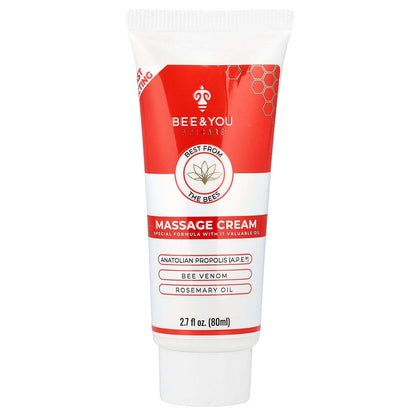 Bee & You, Massage Cream, 2.7 fl oz (80 ml)
