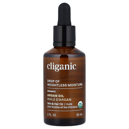 Cliganic, Organic Argan Oil, For Combination Skin , 2 fl oz (60 ml)