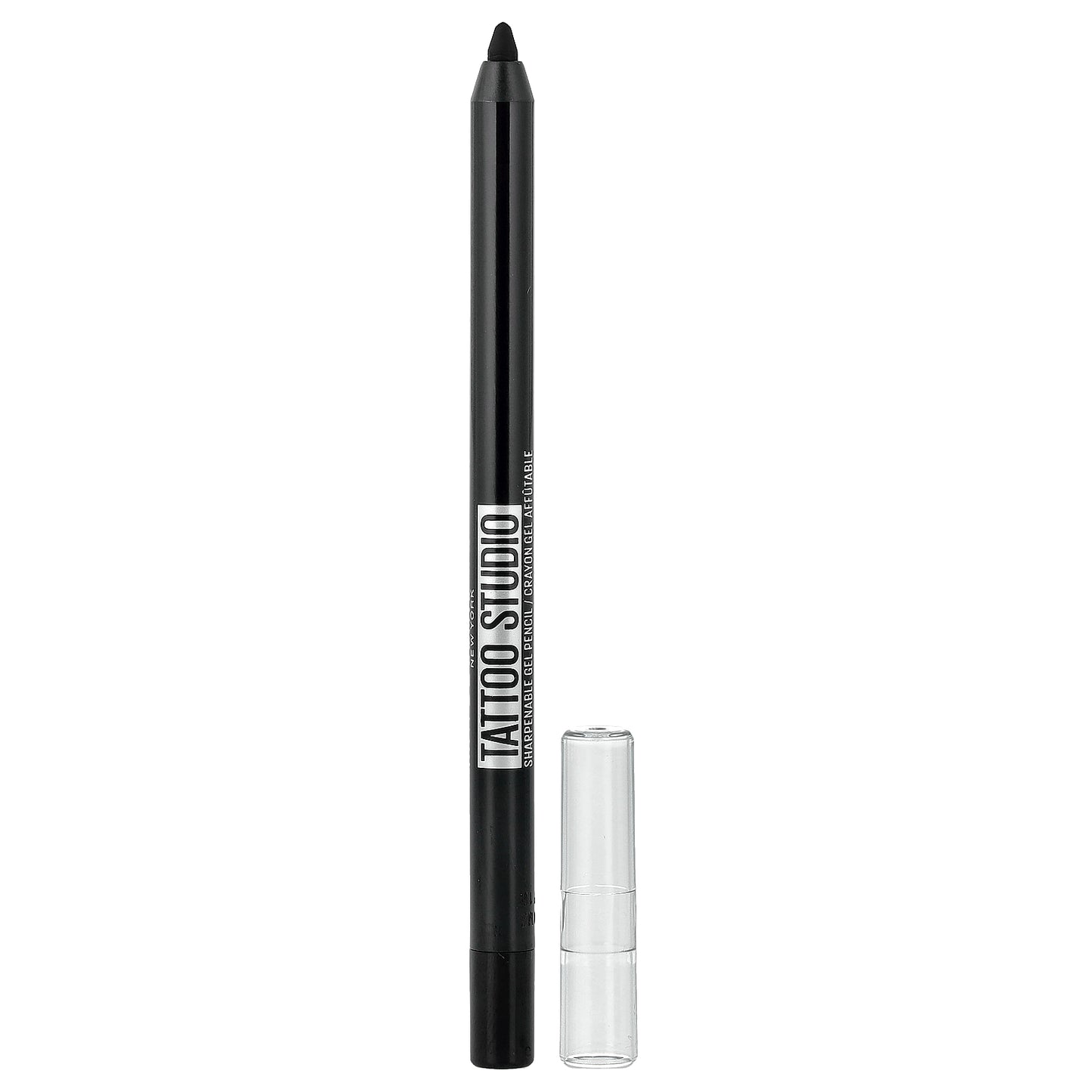 Maybelline, Tattoo Studio, Eyeliner, Sharpenable Gel Pencil, Waterproof, 900 Deep Onyx, 0.04 oz (1.2 g)