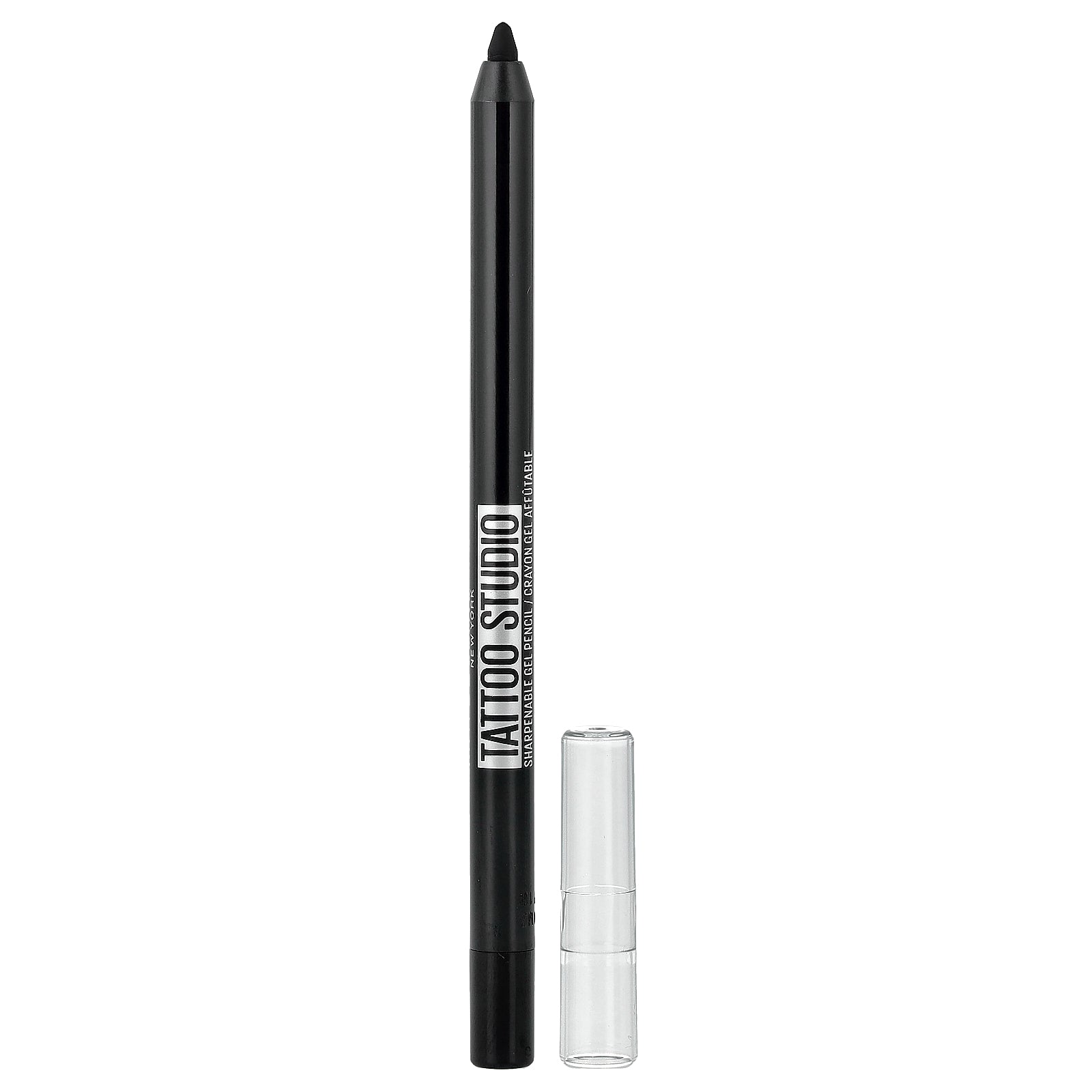 Maybelline, Tattoo Studio, Eyeliner, Sharpenable Gel Pencil, Waterproof, 900 Deep Onyx, 0.04 oz (1.2 g)