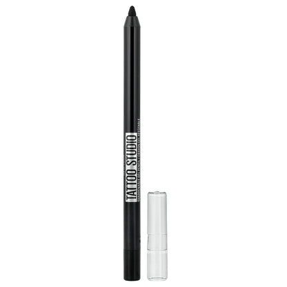Maybelline, Tattoo Studio, Eyeliner, Sharpenable Gel Pencil, Waterproof, 900 Deep Onyx, 0.04 oz (1.2 g)