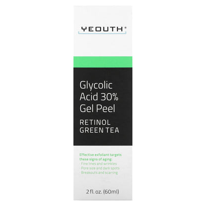 YEOUTH, Glycolic Acid 30% Gel Peel, 2 fl oz (60 ml)