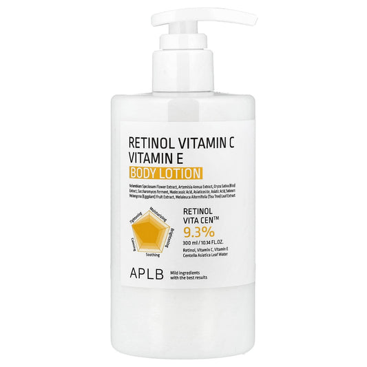 APLB, Retinol Vitamin C, Vitamin E Body Lotion , 10.14 fl oz (300 ml)
