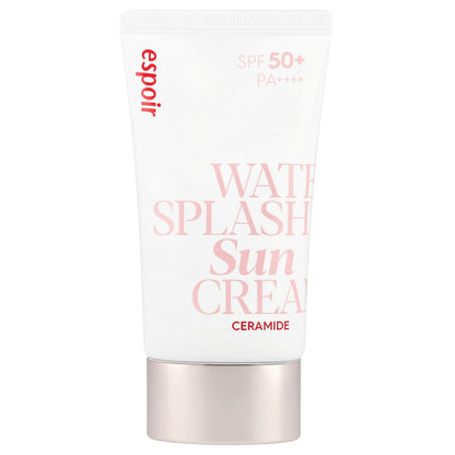 Espoir, Water Splash Sun Cream, Ceramide, SPF 50+ PA ++++, 60 ml