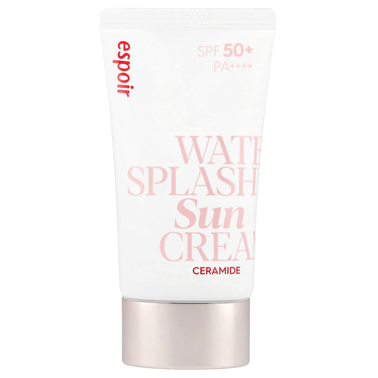 Espoir, Water Splash Sun Cream, Ceramide, SPF 50+ PA ++++, 60 ml
