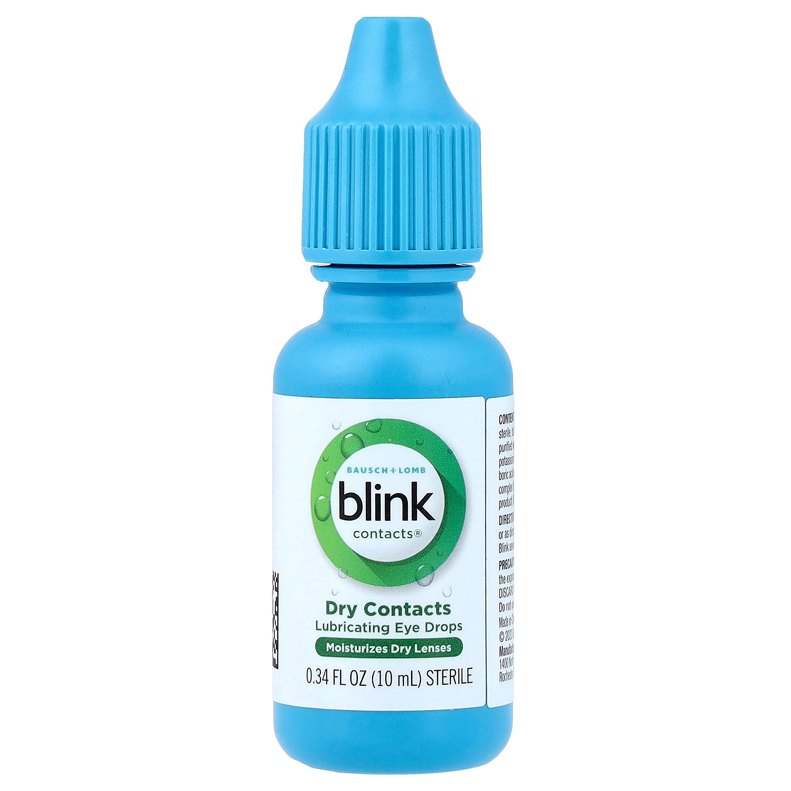 Bausch + Lomb Blink, Blink Contacts®, Dry Contacts, Lubricating Eye Drops, 0.34 fl oz (10 ml)