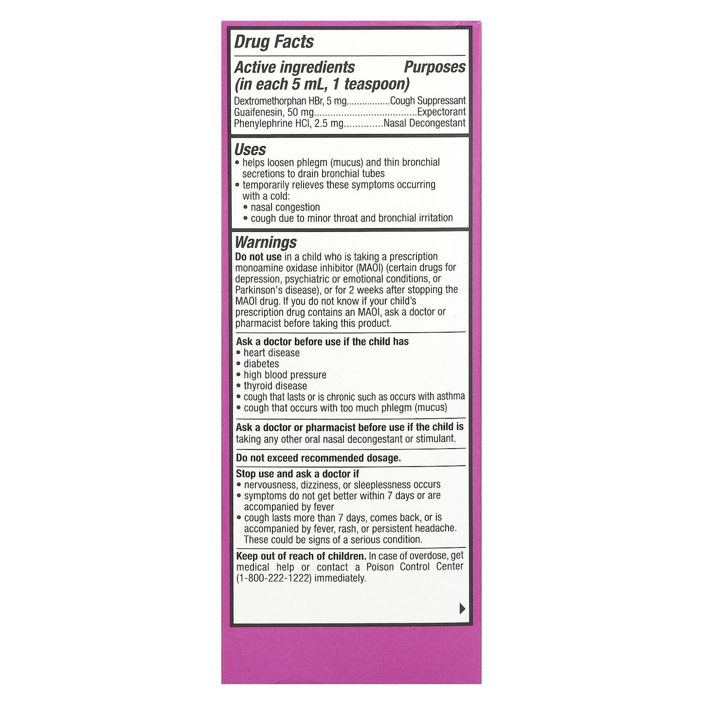 Tukol, Children's, Cough & Congestion, Ages 4+, Grape, 4 fl oz (118 ml)