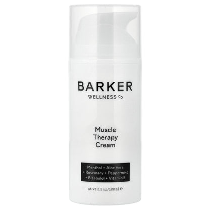 Barker Wellness Co, Muscle Therapy Cream, 3.3 oz (100 ml)