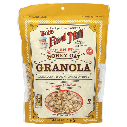 Bob's Red Mill, Granola, Honey Oat, Gluten Free , 12 oz (340 g)