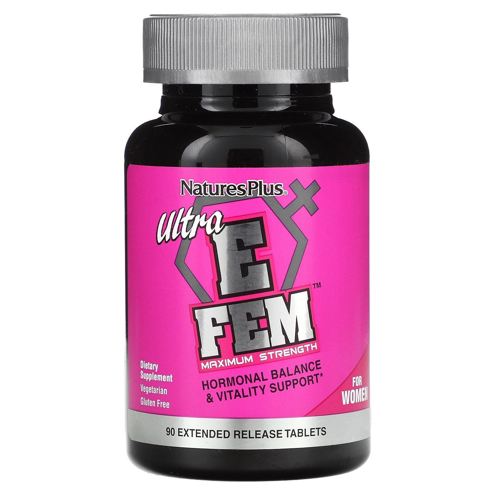 NaturesPlus, Ultra E Fem For Women, Maximum Strength, 90  Extended Release Tablets