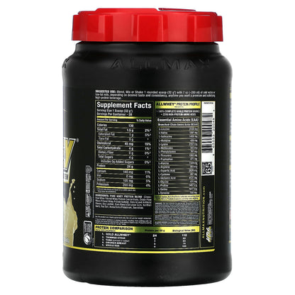 ALLMAX, GOLD ALLWHEY®, Premium Whey Protein, French Vanilla, 2 lbs (907 g)