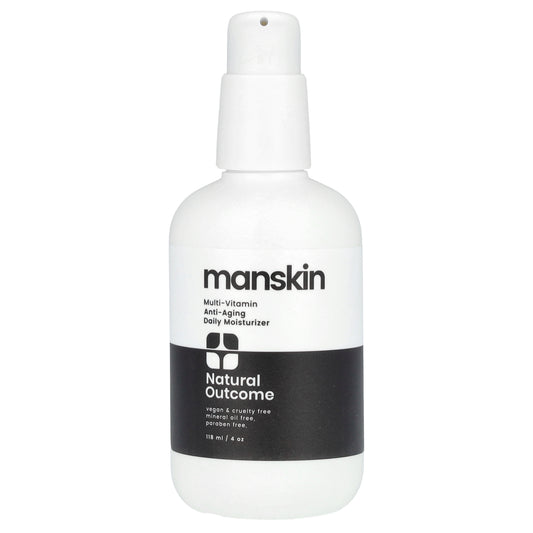 Natural Outcome, Man Skin, Anti-Aging Daily Moisturizer, 4 oz (118 ml)