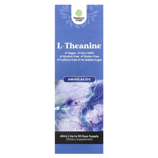 Nature's Craft, L-Theanine, Alcohol Free, 60 ml