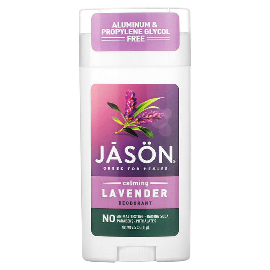 Jason Natural, Deodorant Stick, Calming Lavender, 2.5 oz (71 g)