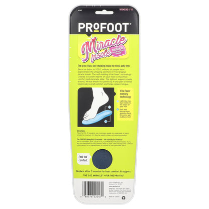 Profoot, Miracle Insole™, Womens 6-10, 1 Pair