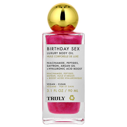 Truly Beauty, Birthday Sex Luxury Body Oil, 3.1 fl oz (90 ml)