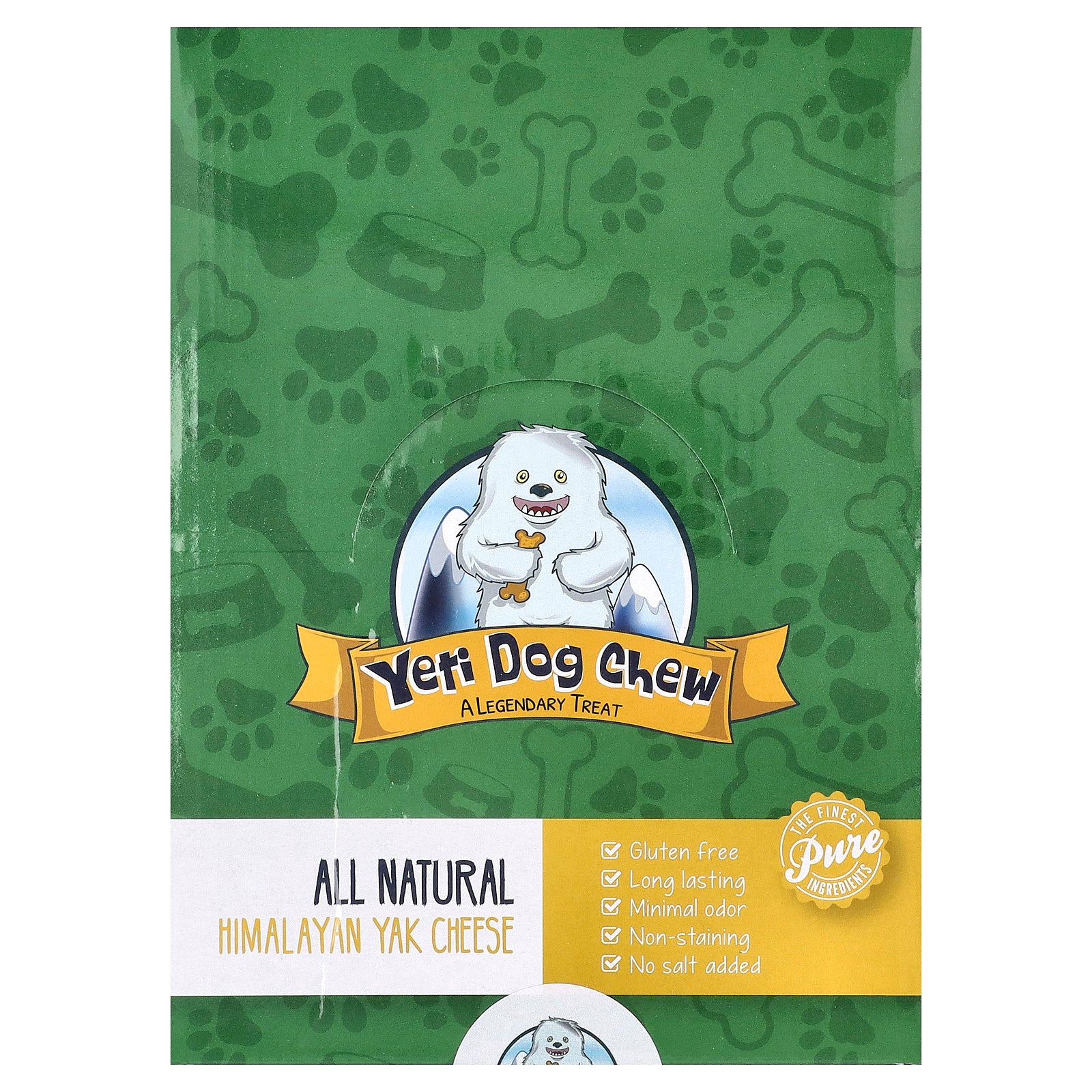Yeti Dog Chew, Himalayan Yak Cheese, For Dogs, Biscotti, 1.25 lbs