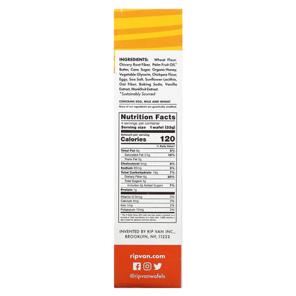 Rip Van Wafels, Honey & Oat, 4 Pack, 1.16 oz (33 g) Each