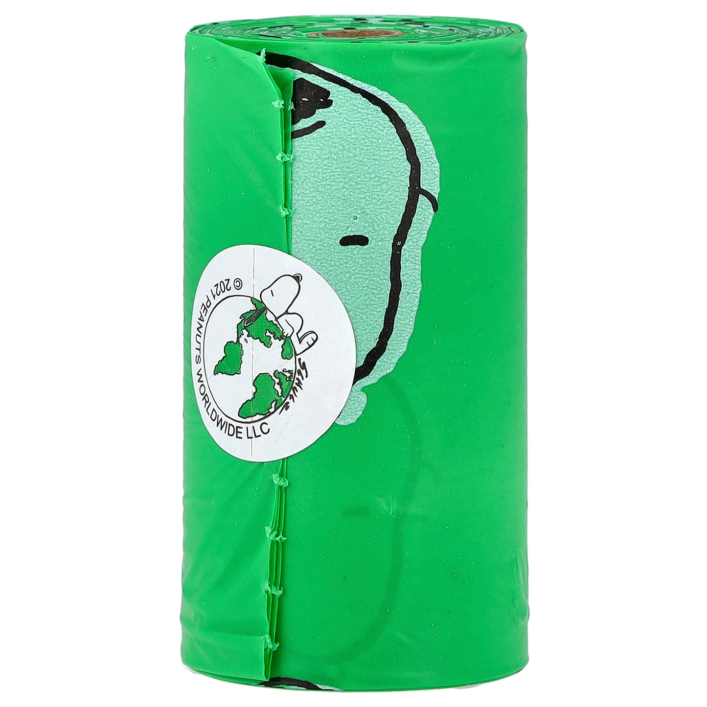 Original Poop Bags, Peanuts®, Orange, 8 Rolls, 15 Bags Each