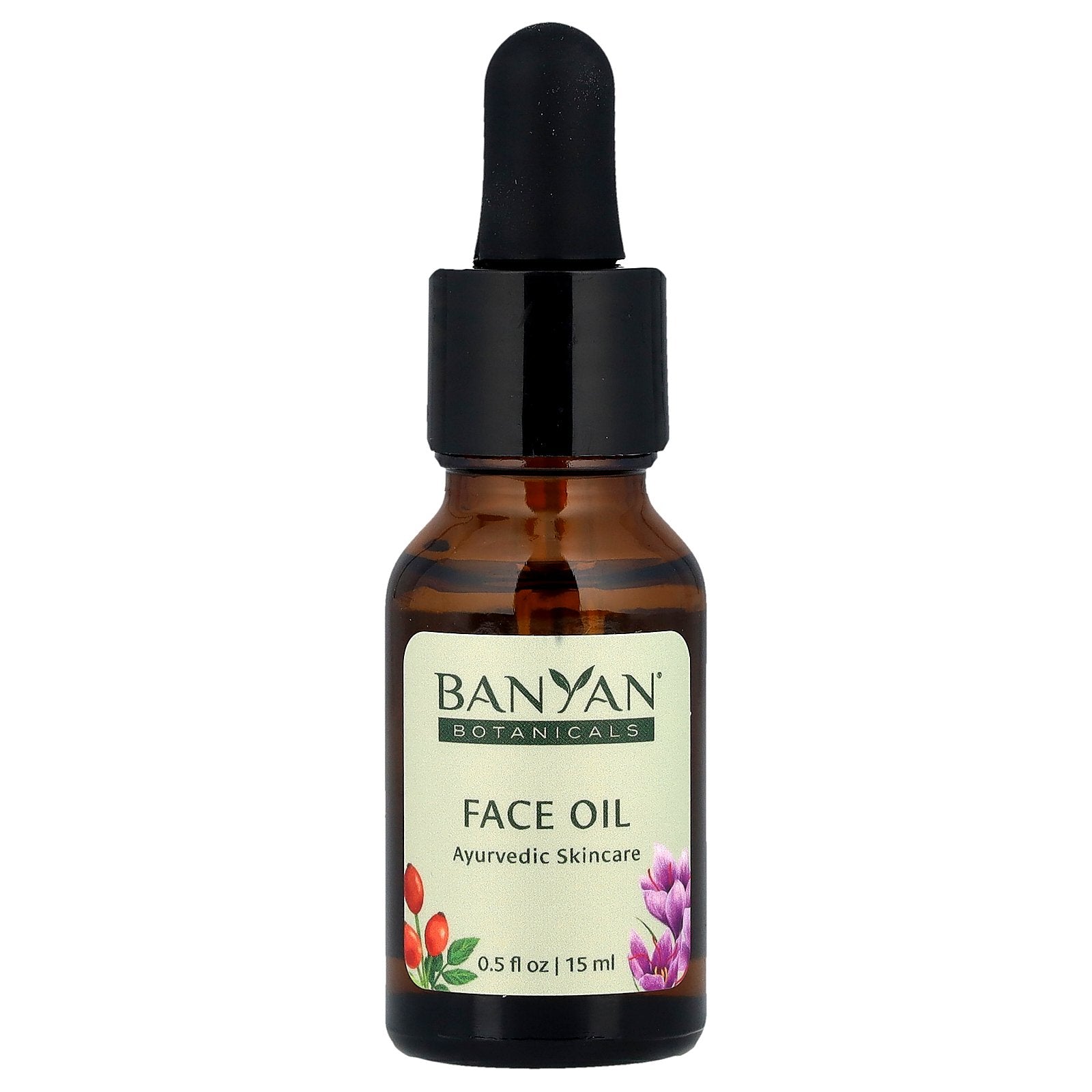 Banyan Botanicals, Face Oil, Ayurvedic Skincare, For All Skin Types, 0.5 fl oz (15 ml)