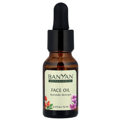 Banyan Botanicals, Face Oil, Ayurvedic Skincare, For All Skin Types, 0.5 fl oz (15 ml)
