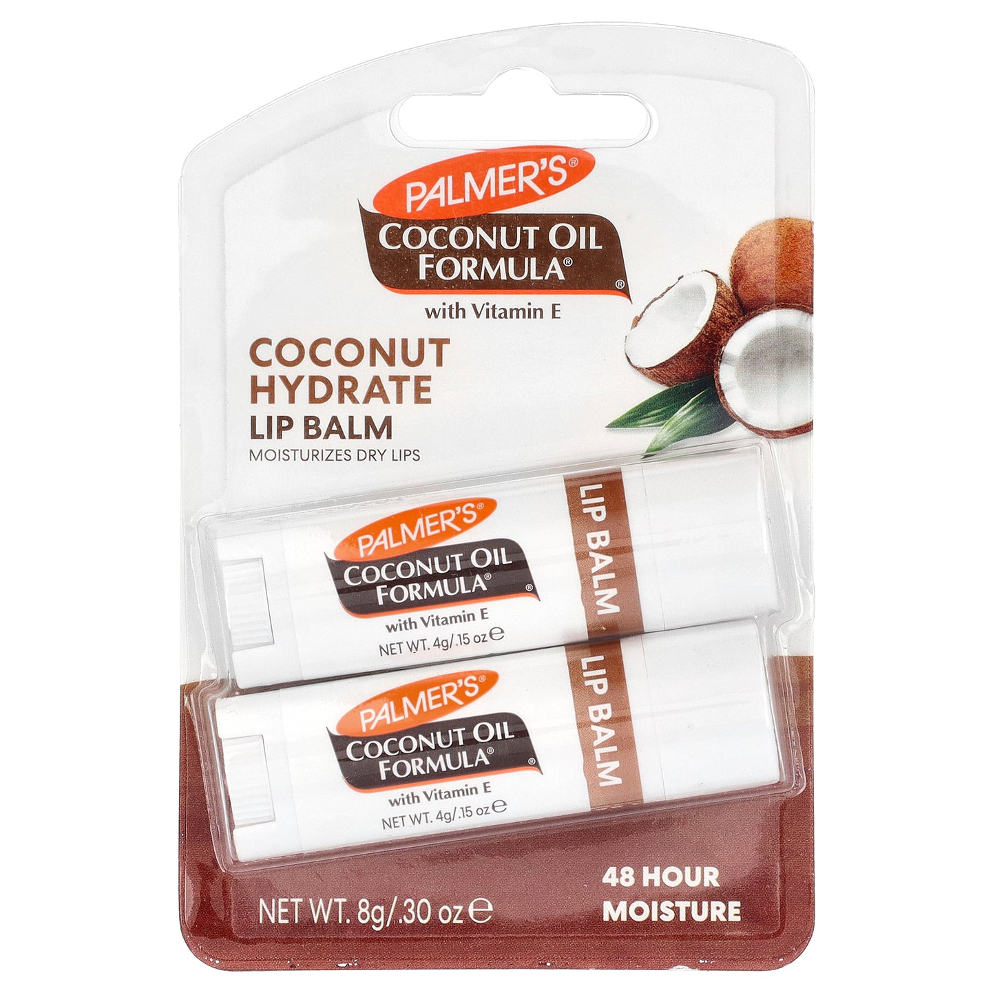 Palmer's, Coconut Hydrate Lip Balm, 2 Pack, 0.15 oz (4 g) Each