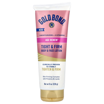Gold Bond, Age Renew®, Tight & Firm, Body & Face Lotion, 8 oz (226 g)