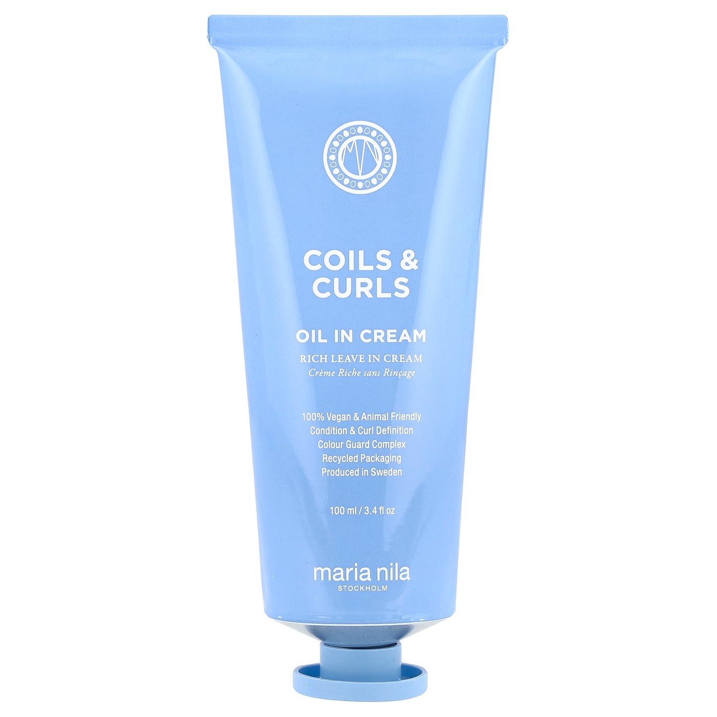 Maria Nila, Coils & Curls Oil in Cream, 3.4 fl oz (100 ml)