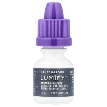 Lumify, Redness Reliever Eye Drops, 0.08 fl oz (2.5 ml)