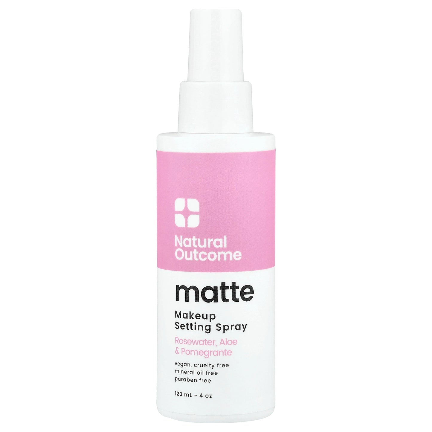 Natural Outcome, Matte, Makeup Settling Spray, 4 oz (120 ml)