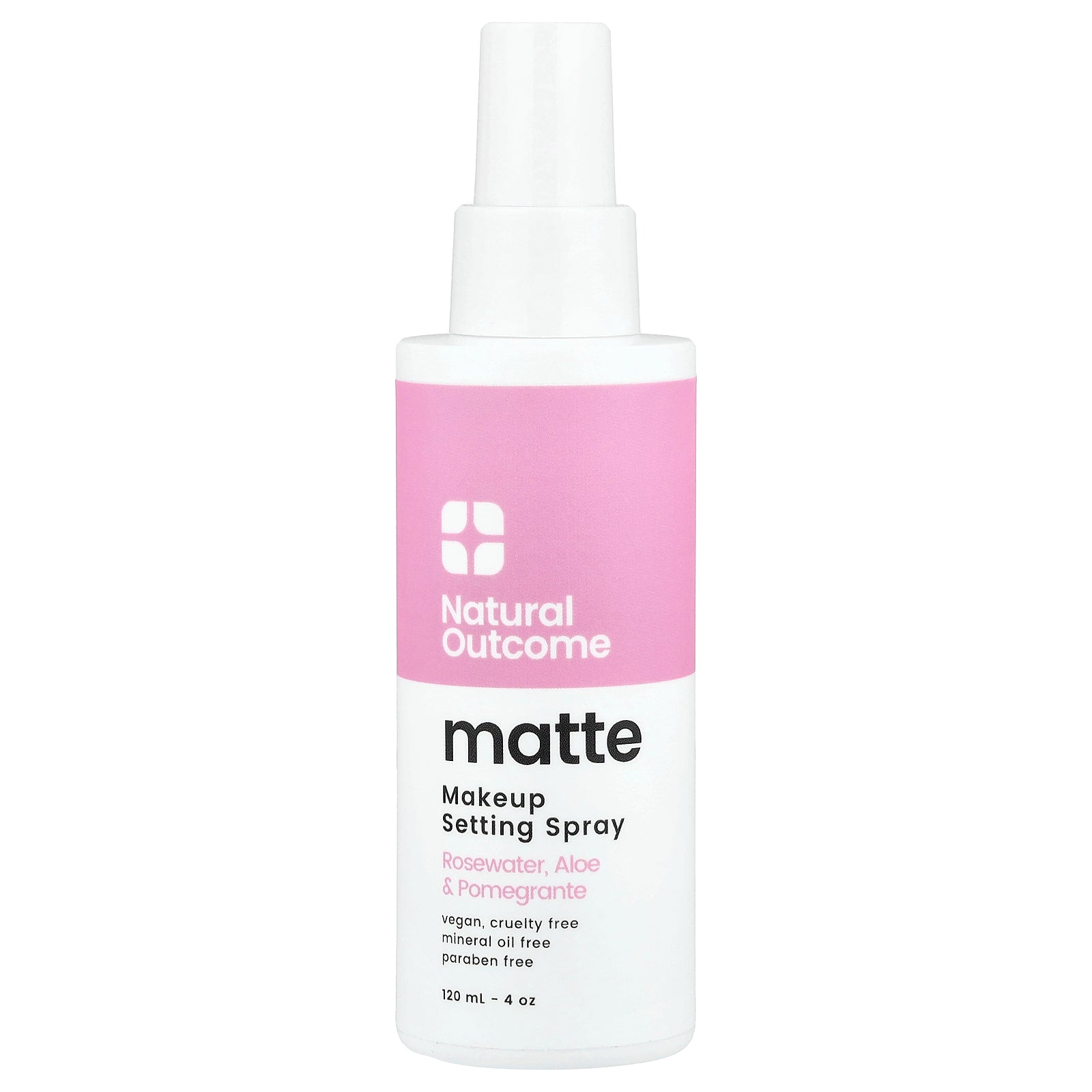 Natural Outcome, Matte, Makeup Settling Spray, 4 oz (120 ml)