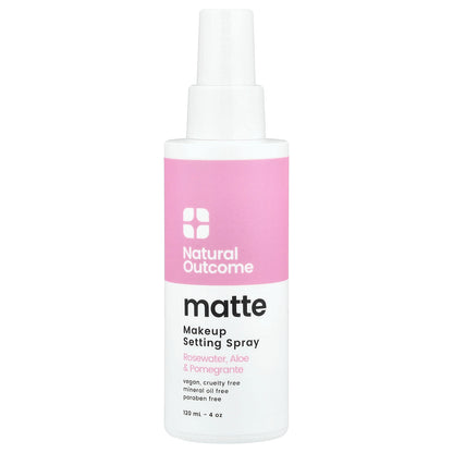 Natural Outcome, Matte, Makeup Settling Spray, 4 oz (120 ml)