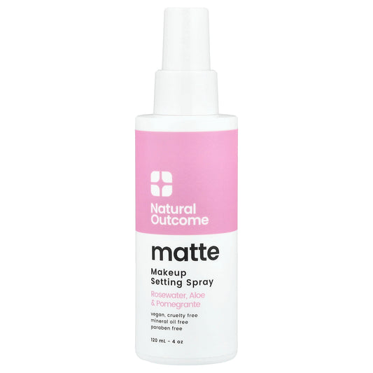Natural Outcome, Matte, Makeup Settling Spray, 4 oz (120 ml)
