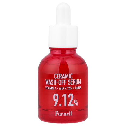 Parnell, AHA 9.12 Omija Ceramic Wash-Off Serum, 1.01 fl oz (30 ml)