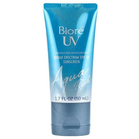 Biore, UV Aqua Rich, Weightless Moisturizer, SPF 30, 1.7 fl oz (50 ml)