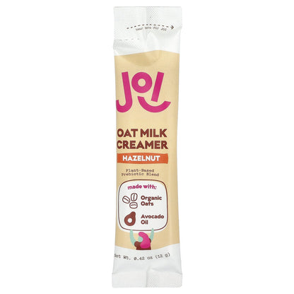 JOI, Oat Milk Creamer, Hazelnut, 10 Packets, 0.42 oz (12 g) Each