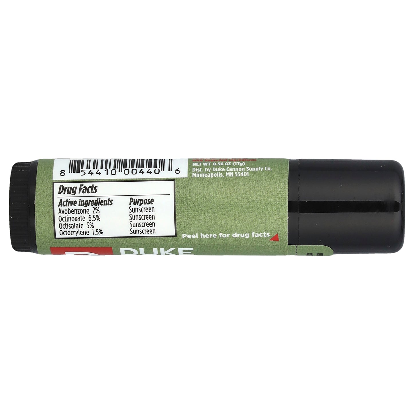 Duke Cannon Supply Co., Cannon Balm™, Offensively Large™ Sunscreen Lip Balm, SPF 15, 0.56 oz (17 g)