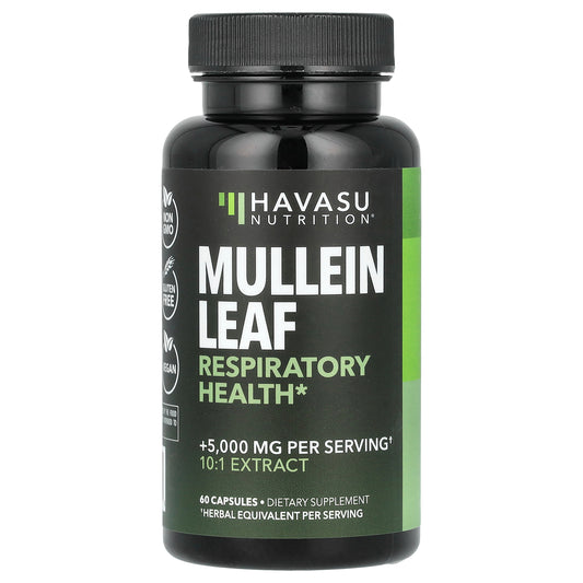 Havasu Nutrition, Mullein Leaf, 5,000 mg , 60 Capsules